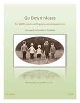 Go Down Moses SATB choral sheet music cover